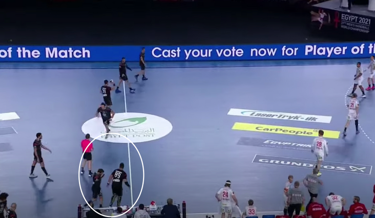 يحيى الدرع لاعب منتخب مصر