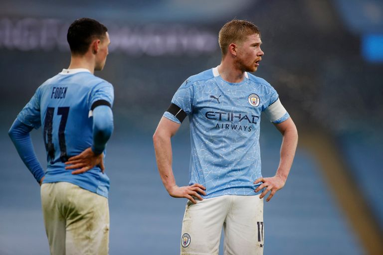 دي بروين - فيل فودين كيفن دي بروين نجم مانشستر سيتي