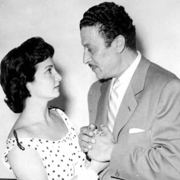 عماد حمدي وشادية عماد حمدي مع شادية