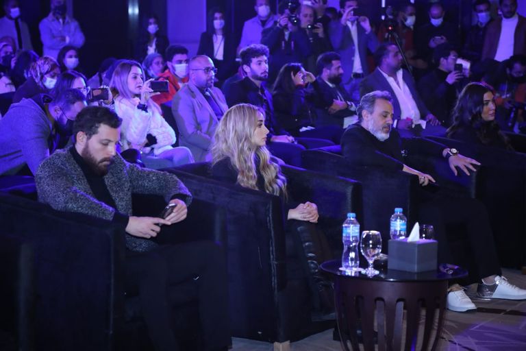 مينا مسعود خلال المؤتمر الصحفي