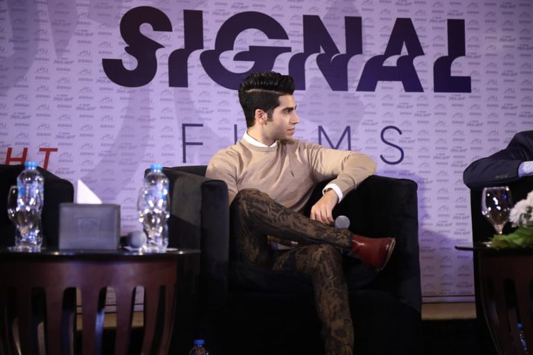 مينا مسعود خلال المؤتمر الصحفي