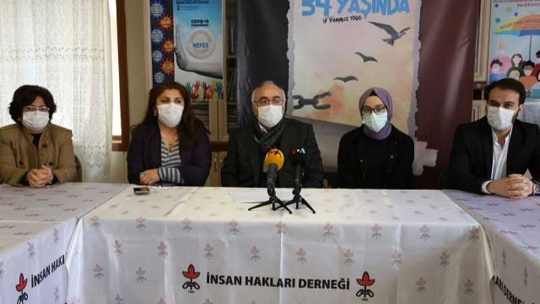 المؤتمر الصحفي لجمعية حقوق الإنسان استمرار حملات الاعتقال في تركيا- أرشيفية