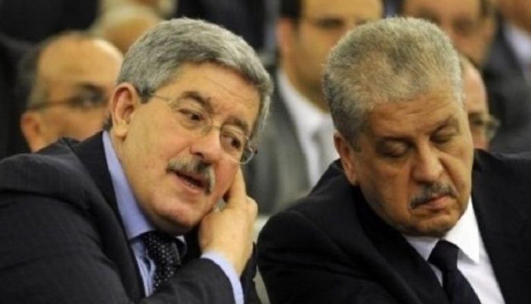 رئيسا وزراء الجزائر الأسبقان أويحيى وسلال - أرشيفية