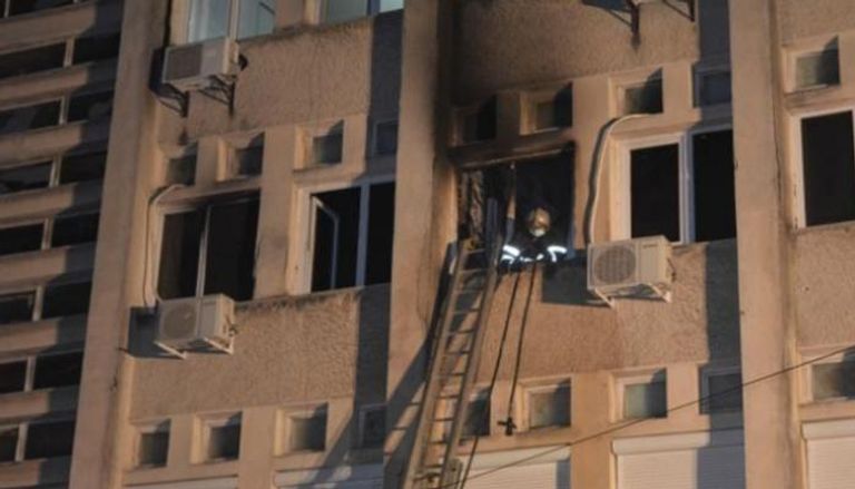 صورة لحريق سابق بمستشفى في رومانيا