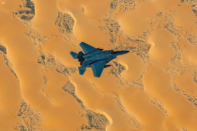 مقاتلات سعودية في قاعدة الملك عبدالعزيز الجوية