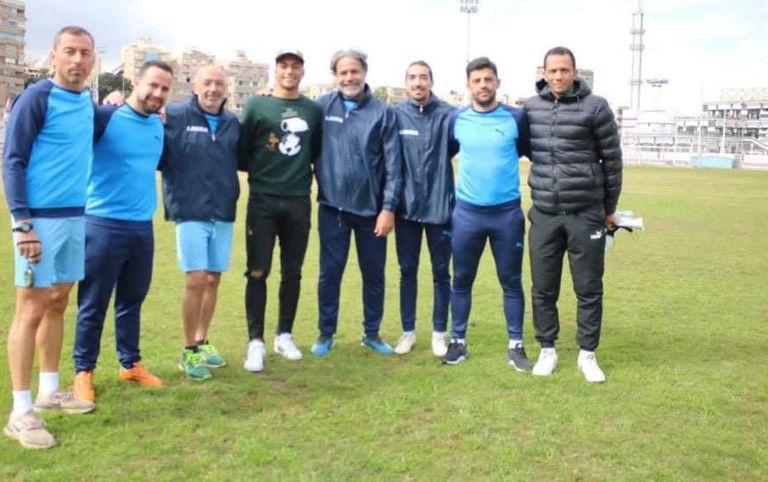 مصطفى محمد يودع الزمالك