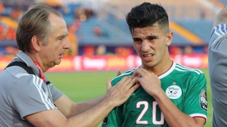 جمال بلماضي مدرب منتخب الجزائر 
