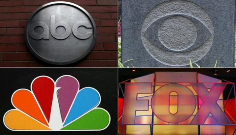 شعارات 4 قنوات تلفزيونية رئيسية في أمريكا