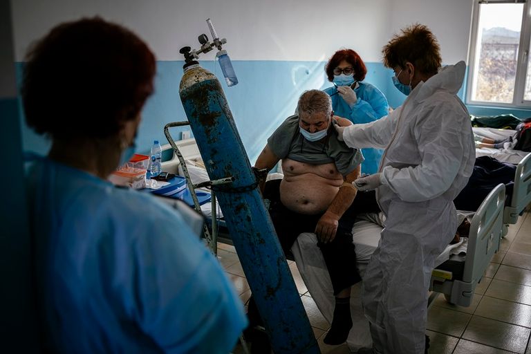 الطبيبة البلغارية المتخصصة في علم الأوبئة ماريا بوغويفا (82 عاماً) 