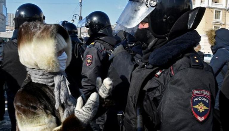 تصاعد الاحتجاجات في روسيا المطالبة بالإفراج عن نافالني - رويترز