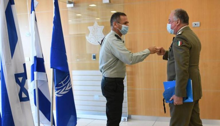 لقاءالمسؤول العسكري الإسرائيلي وقائد قوة اليونيفيل