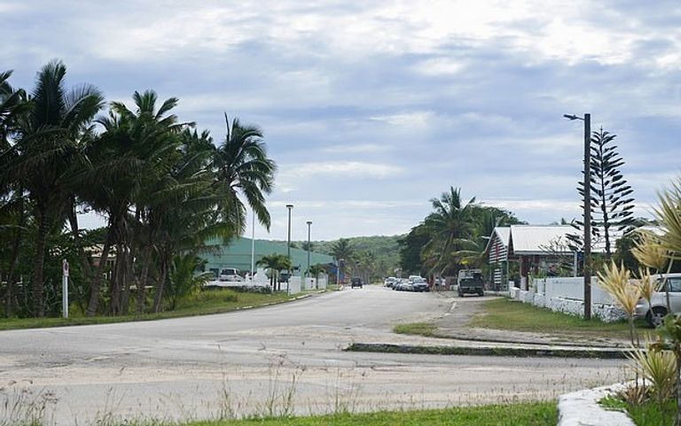 أحد شواطئ ولايات ميكرونيزيا