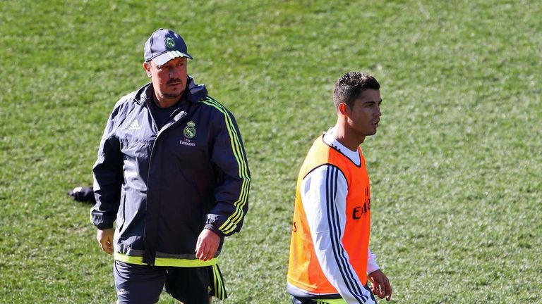 كريستيانو رونالدو وبينيتيز في ريال مدريد كريستيانو رونالدو