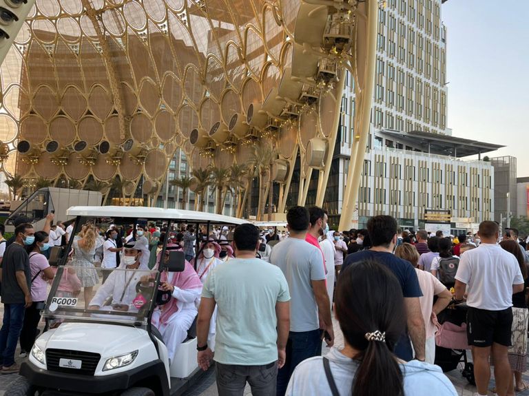 إقبال جماهيري كبير في اليوم لفعاليات إكسبو 2020 دبي