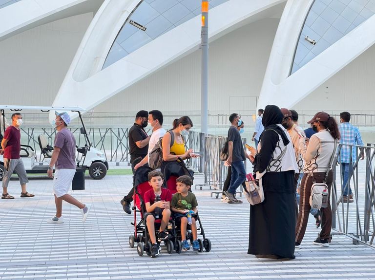 إقبال جماهيري كبير في اليوم لفعاليات إكسبو 2020 دبي