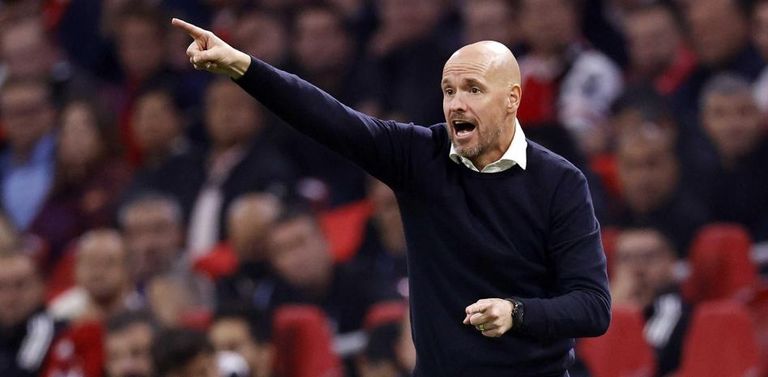 إيريك تين هاج مدرب أياكس أمستردام الهولندي