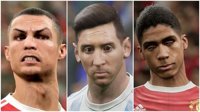 ميسي واجهة لعبة efootball