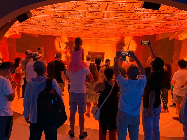 إقبال كثيف على الجناح المصري بمعرض إكسبو دبي 2020