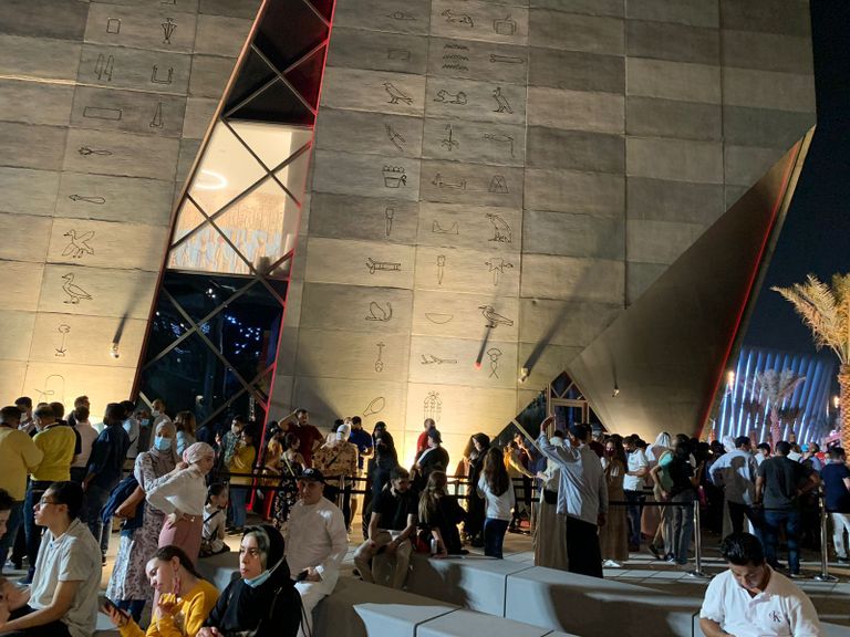 إقبال كثيف على الجناح المصري بمعرض إكسبو دبي 2020