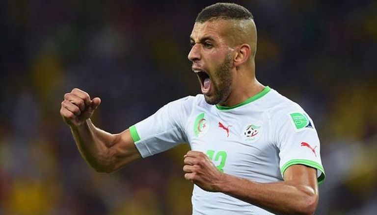 إسلام سليماني لاعب منتخب الجزائر