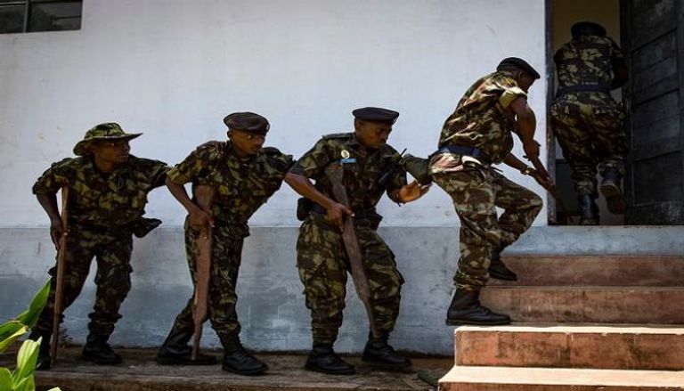 عناصر من الجيش الموزمبيقي خلال عملية سابقة