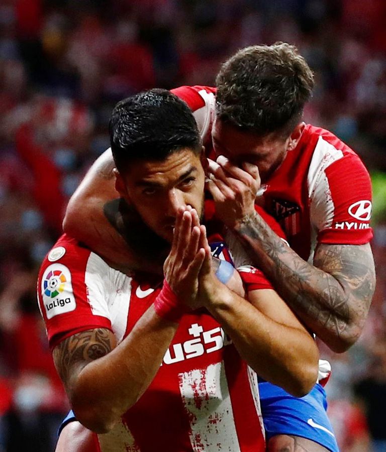 لويس سواريز مهاجم أتلتيكو مدريد