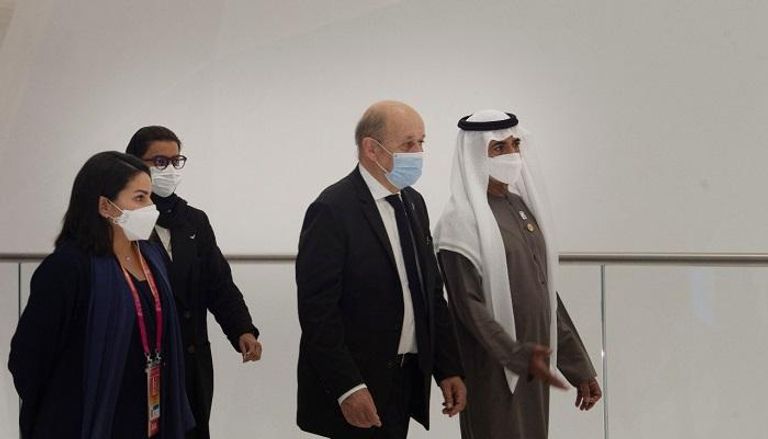 وزير خارجية فرنسا يزور جناح الإمارات في إكسبو 2020 دبي