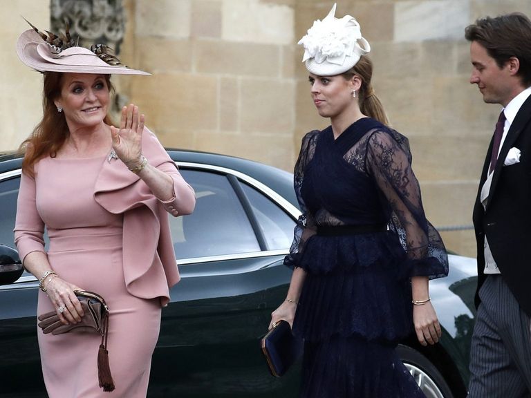 الأميرة بياتريس وزوجها إدواردو موزي