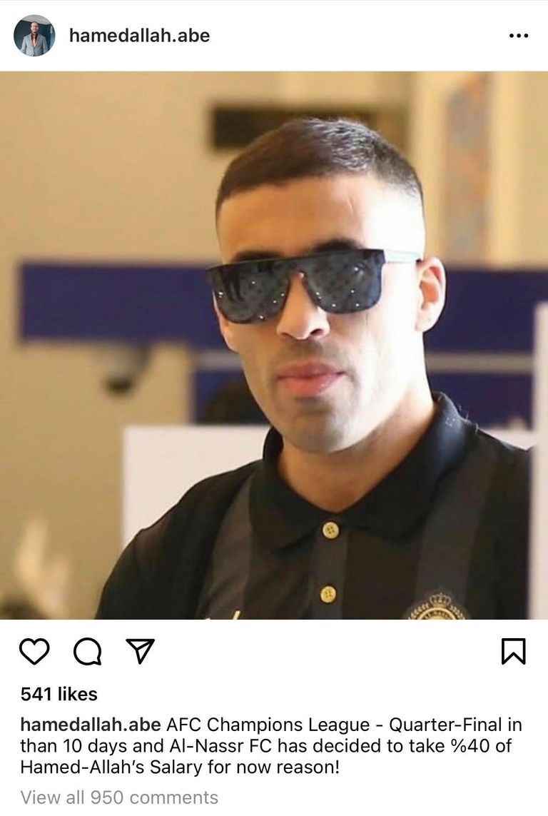 عبدالرزاق حمدالله مهاجم النصر السعودي