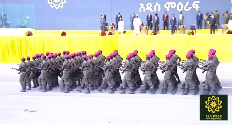 رئيس الوزراء الإثيوبي آبي أحمد خلال كلمة تنصيبه