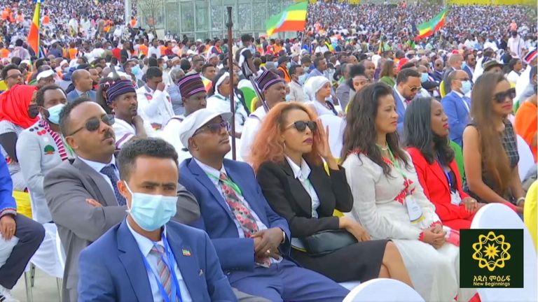 رئيس الوزراء الإثيوبي آبي أحمد خلال كلمة تنصيبه
