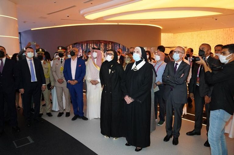وزيرة التجارة المصرية تفتتح جناح مصر في إكسبو 2020
