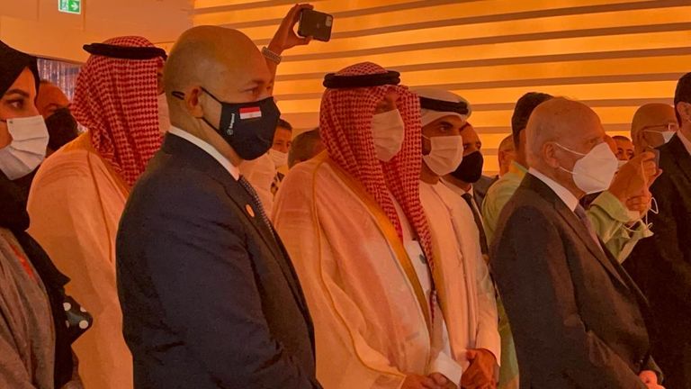 وزيرة التجارة المصرية تفتتح جناح مصر في إكسبو 2020