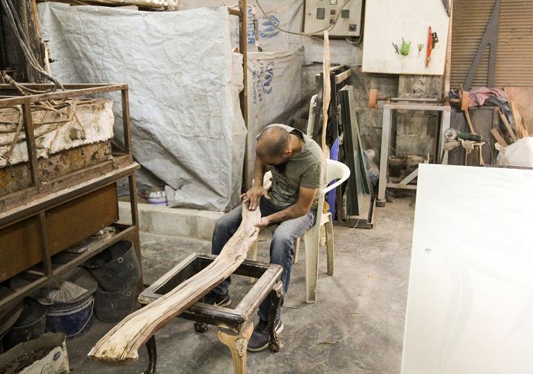 الحرفي السوري عبدالله صوفية