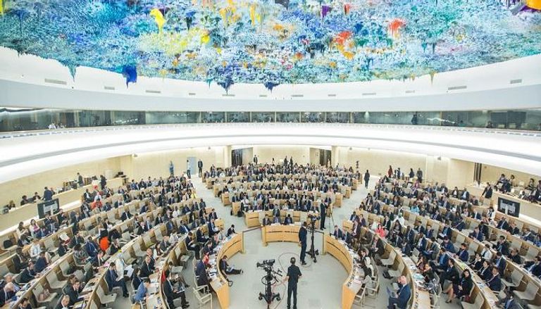 مجلس حقوق الإنسان خلال جلسة سابقة