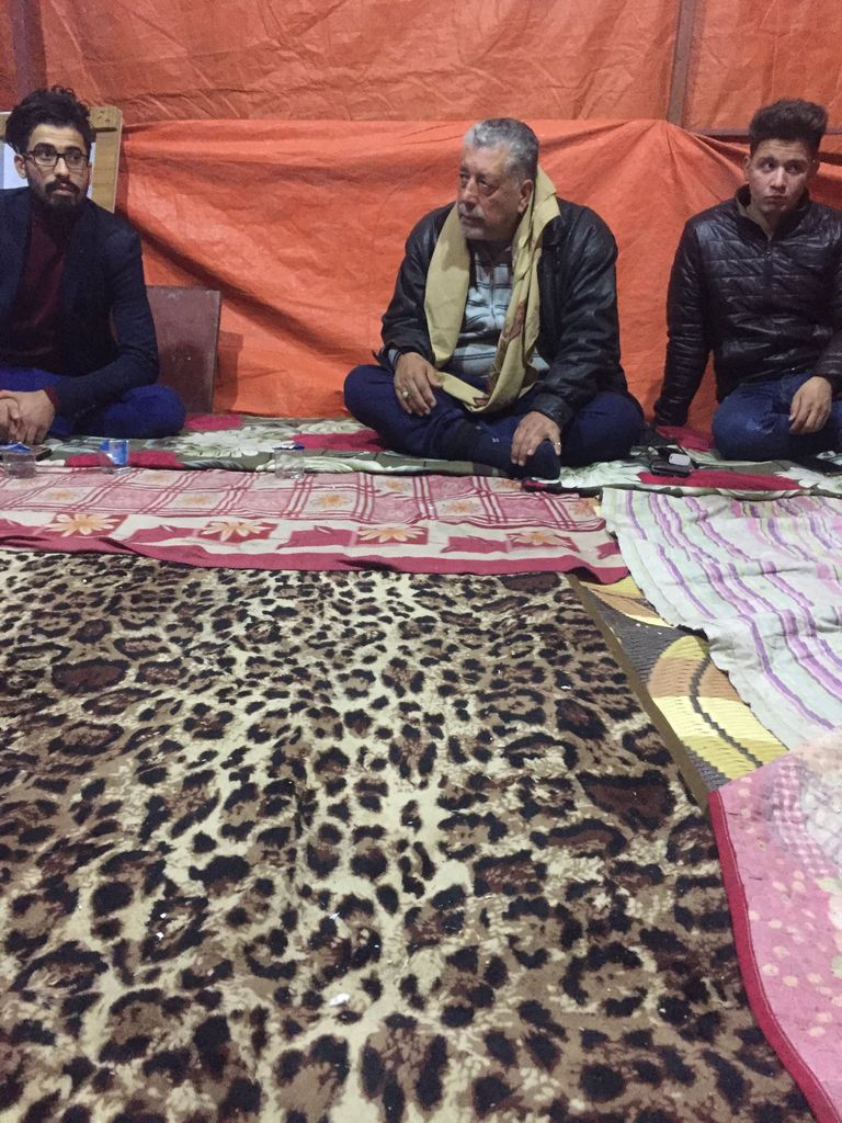 محمد عنوز مرشح عراقي مستقل في محافظة النجف- أ.ف.ب