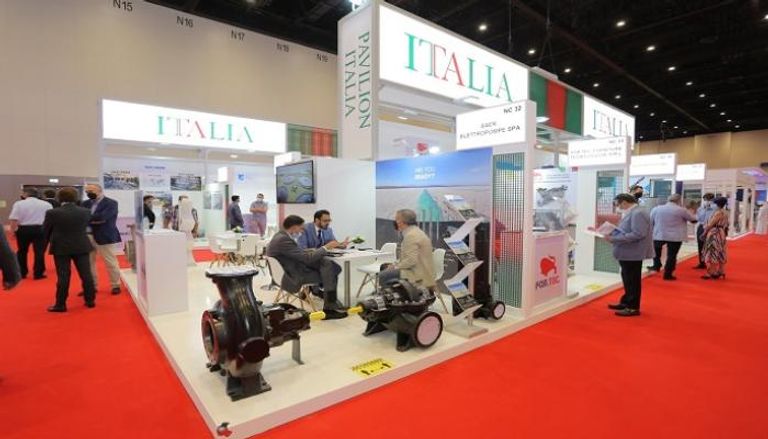 الجناح الإيطالي بمعرض ويتيكس في الإمارات