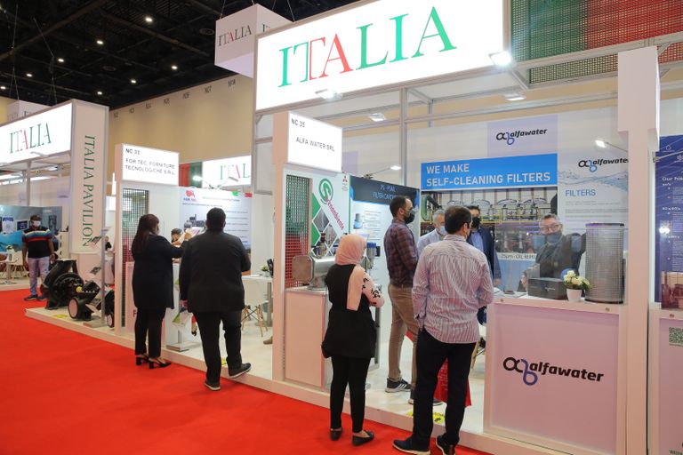 الجناح الإيطالي بمعرض ويتيكس في الإمارات الجناح الإيطالي بمعرض ويتيكس في الإمارات