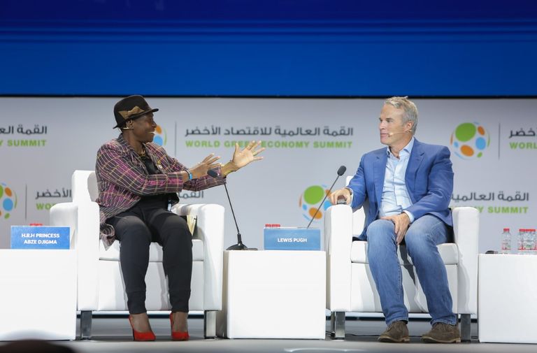 جانب من فعاليات "القمة العالمية للاقتصاد الأخضر"