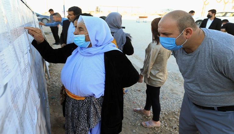 مركز اقتراع للانتخابات التشريعية بالعراق