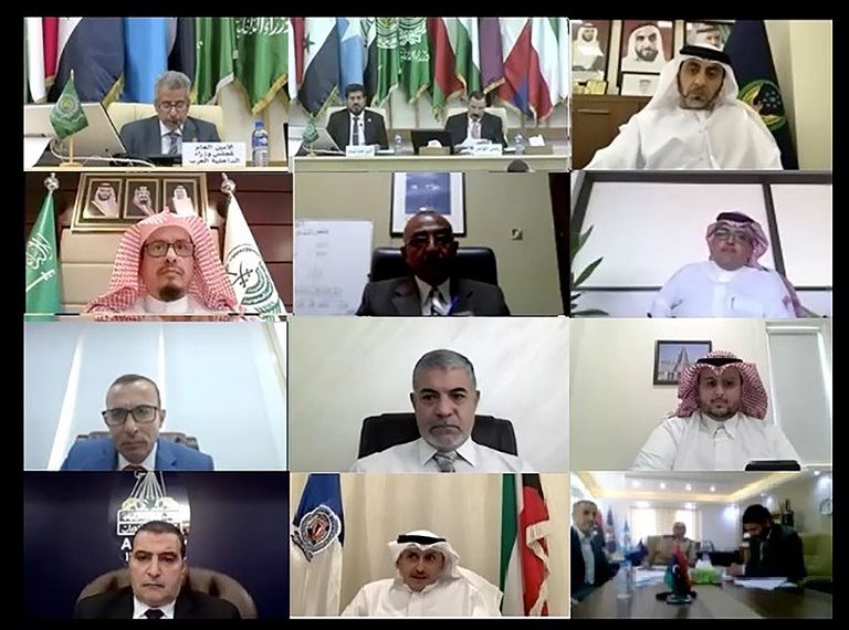 الشهادة التي نالتها وزارة الداخلية الإماراتية من أمانة مجلس وزراء الداخلية العرب