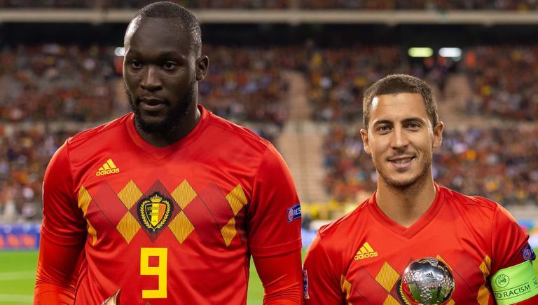 هازارد ولوكاكو منتخب بلجيكا