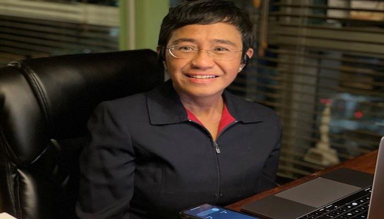 الصحفية الفلبينية الفائزة بجائزة نوبل للسلام ماريا ريسا 