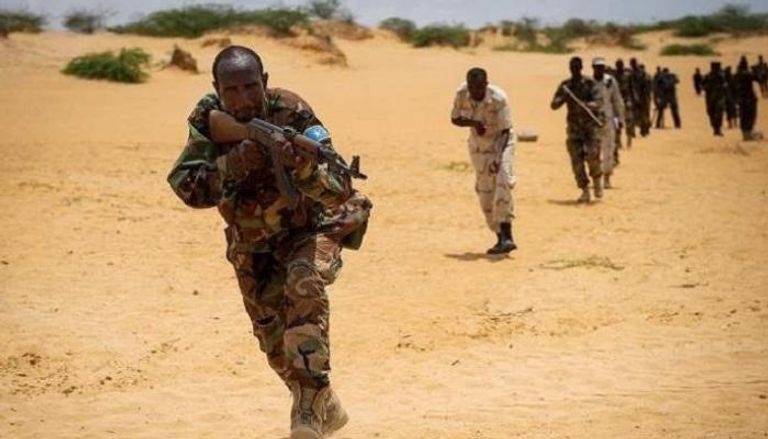 جنود بالجيش الصومالي