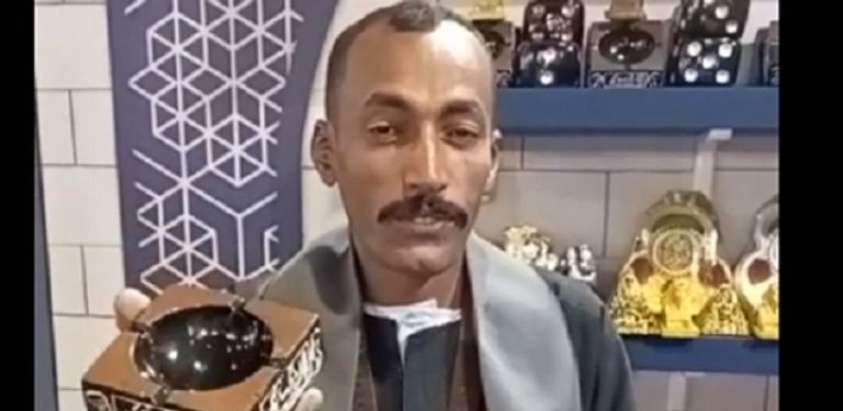 أيوب القاضي أمام الرئيس المصري عبدالفتاح السيسي