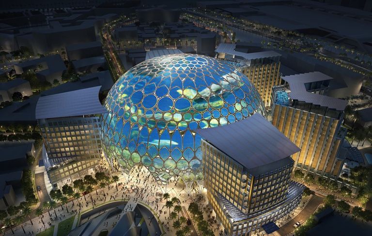 جانب من حفل افتتاح إكسبو 2020 دبي