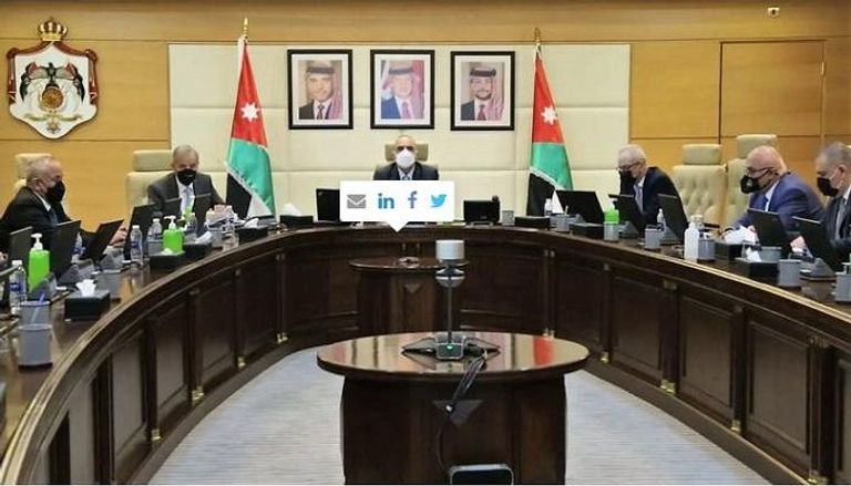  اجتماع رئيس الوزراء الأردنى مع الحكومة