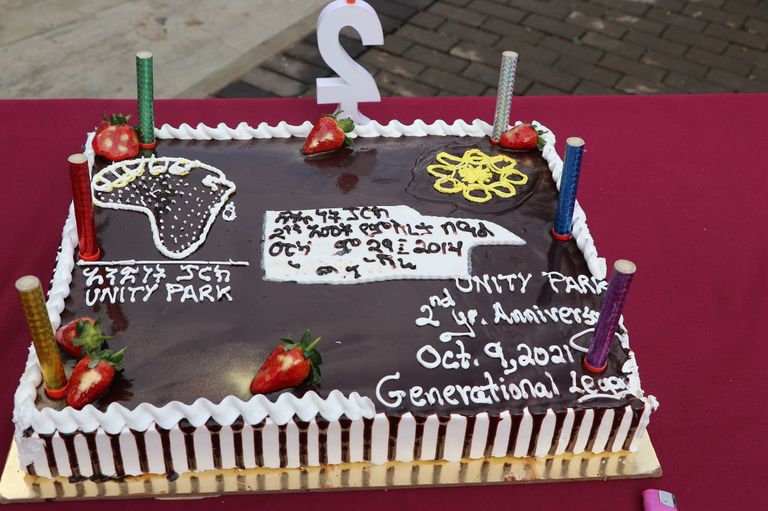 جانب من إصلاحات القصر الرئاسي الإثيوبي 