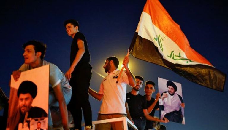 احتفالات في العراق بتصدر التيار الصدري نتائج الانتخابات 