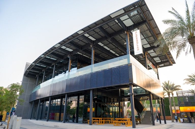 صالة "الكيبولان" للطعام الأفريقي في اكسبو 2020 دبي  جولة الشيخ محمد بن راشد آل مكتوم في صالة